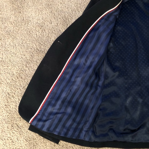 Tommy Hilfiger Italian Wool Black Blazer - Picture 3 of 6